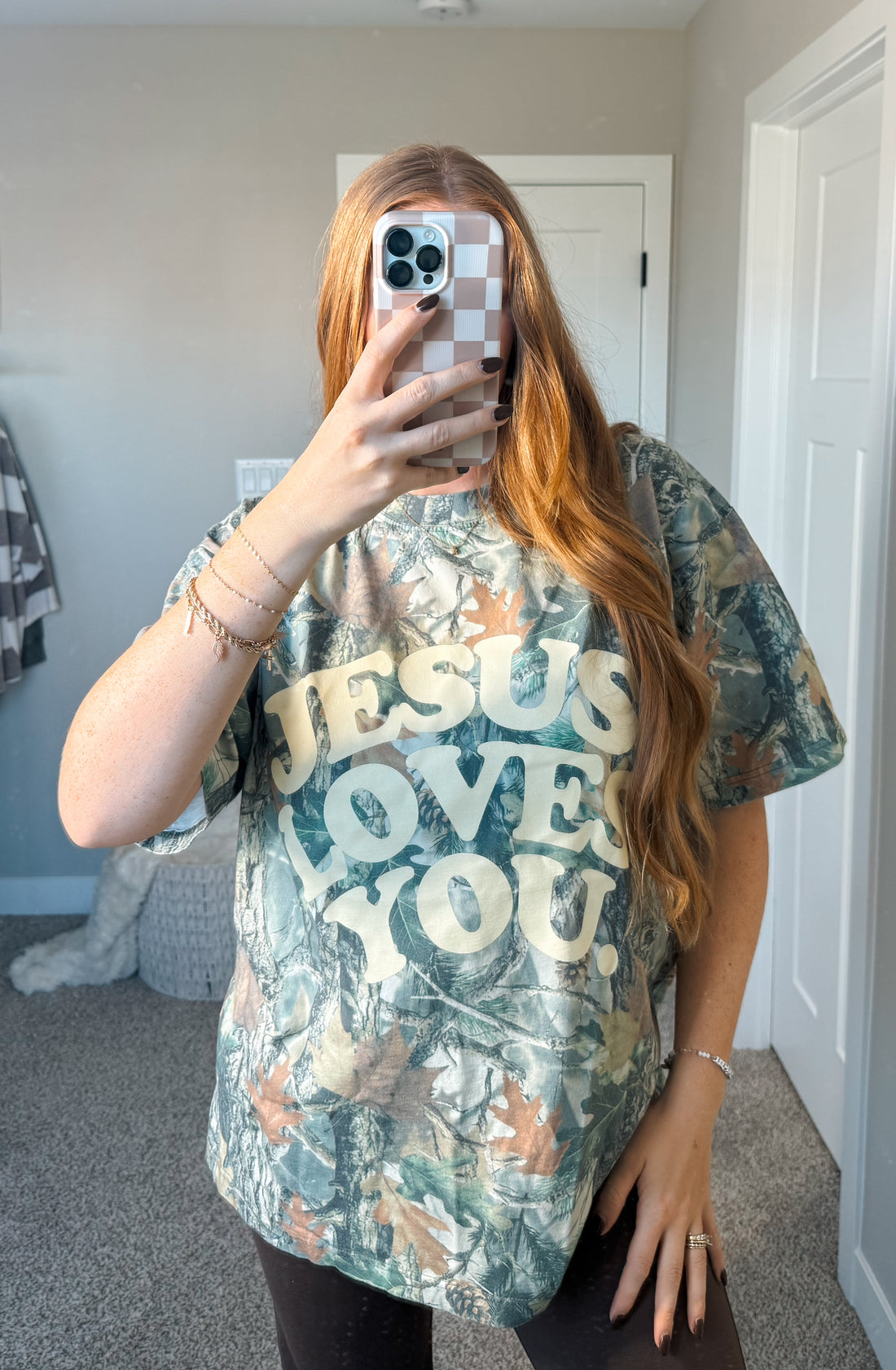Jesus Loves You Camo Tee