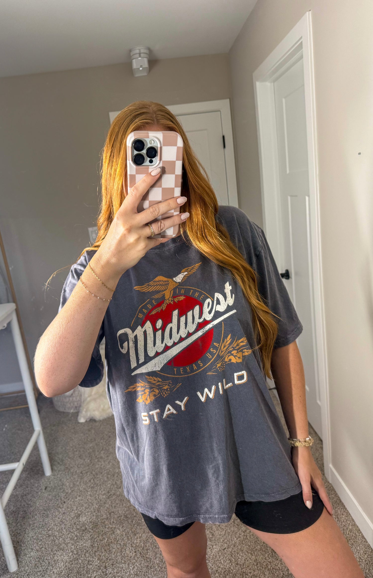 Midwest Stay Wild Oversized Graphic Tee - Dreamy Sundays