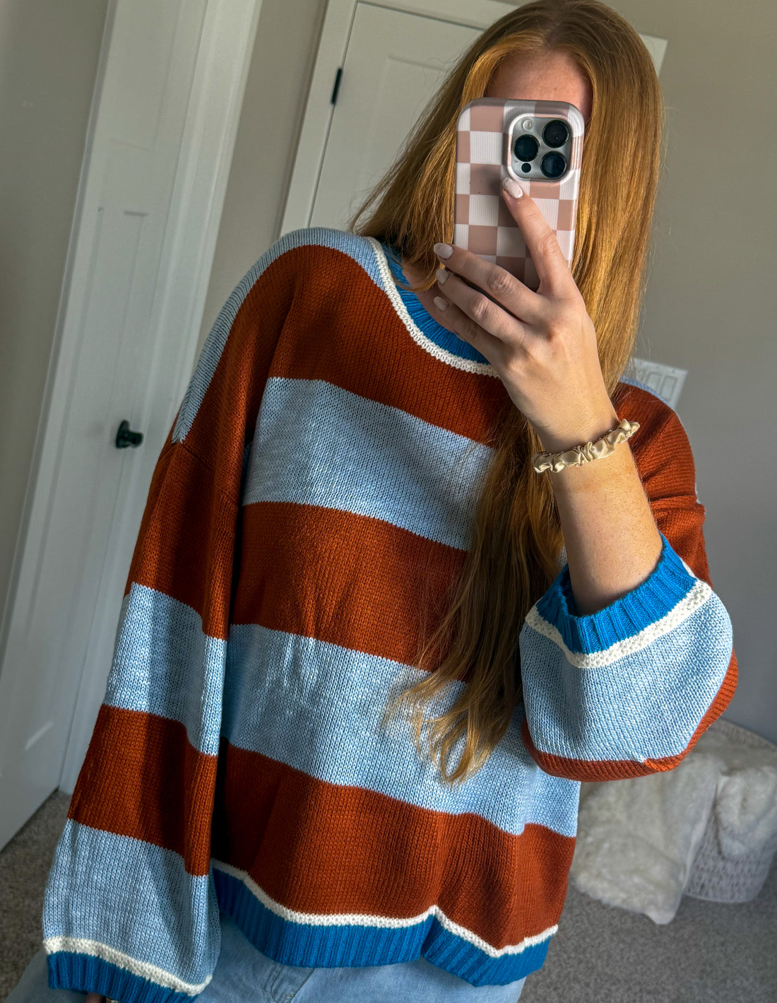 Cocoa Blue Oversized Sweater