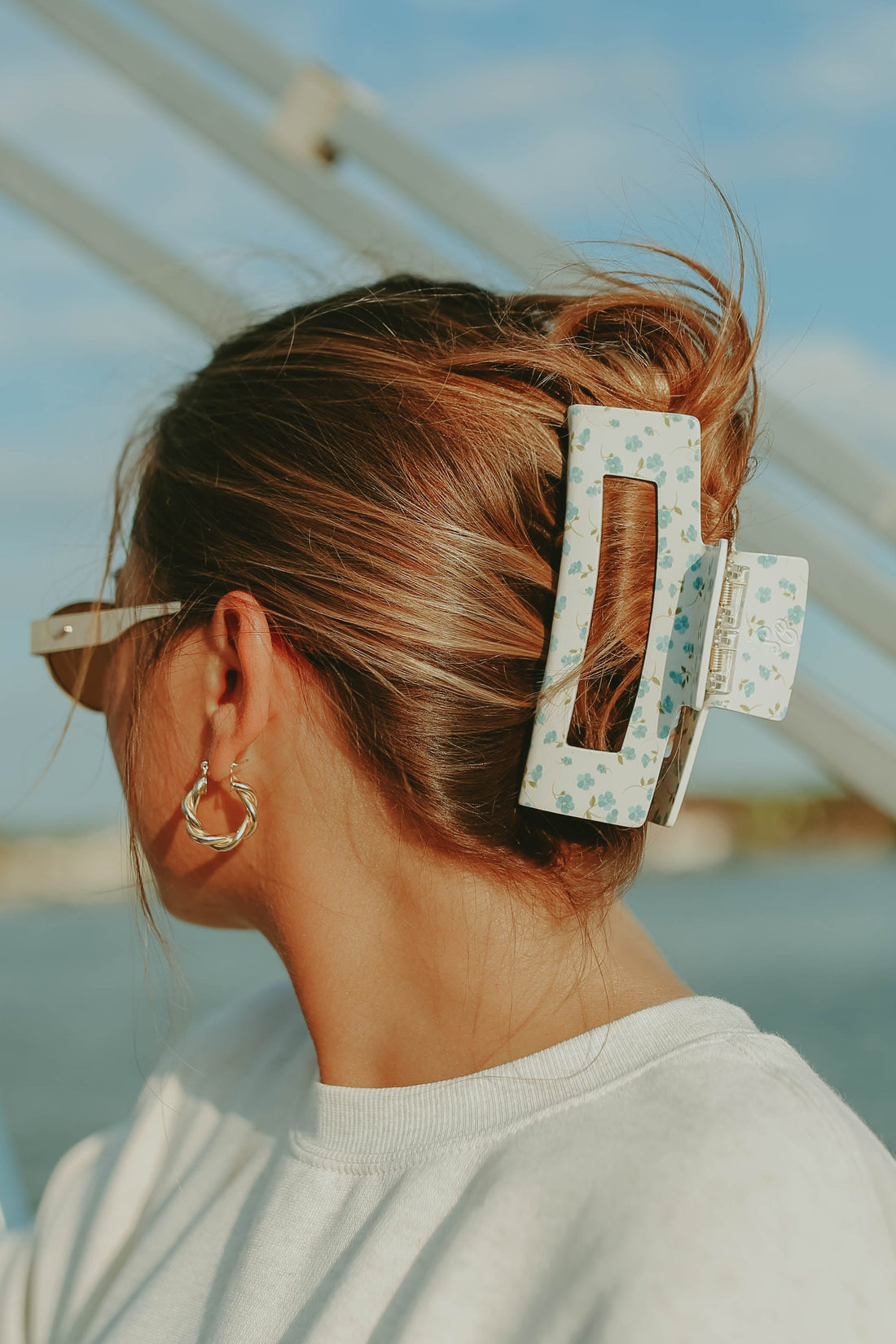 100% silk scrunchie - Dreamy sundays