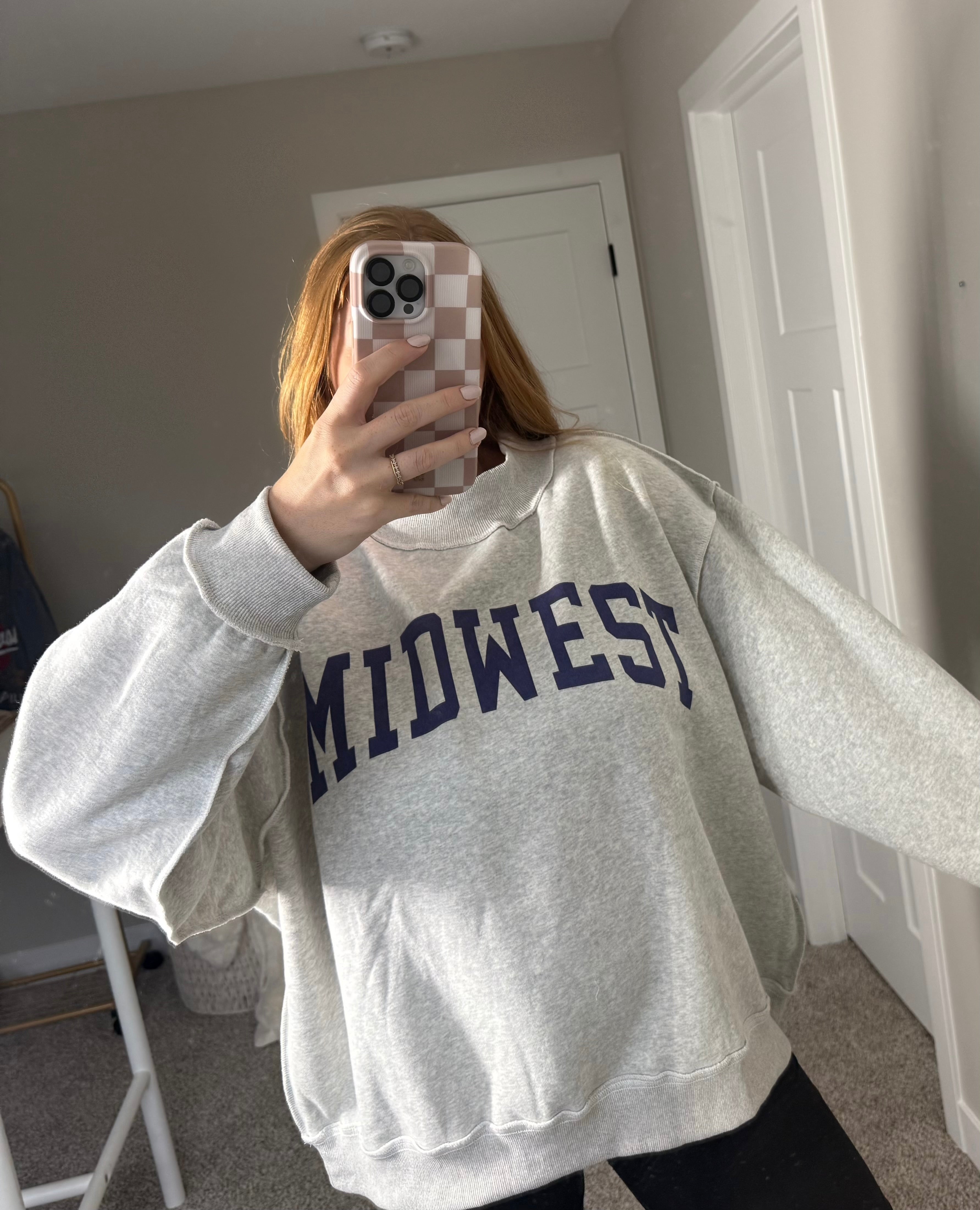 Midwest Reversible Mockneck Sweatshirt - Dreamy sundays