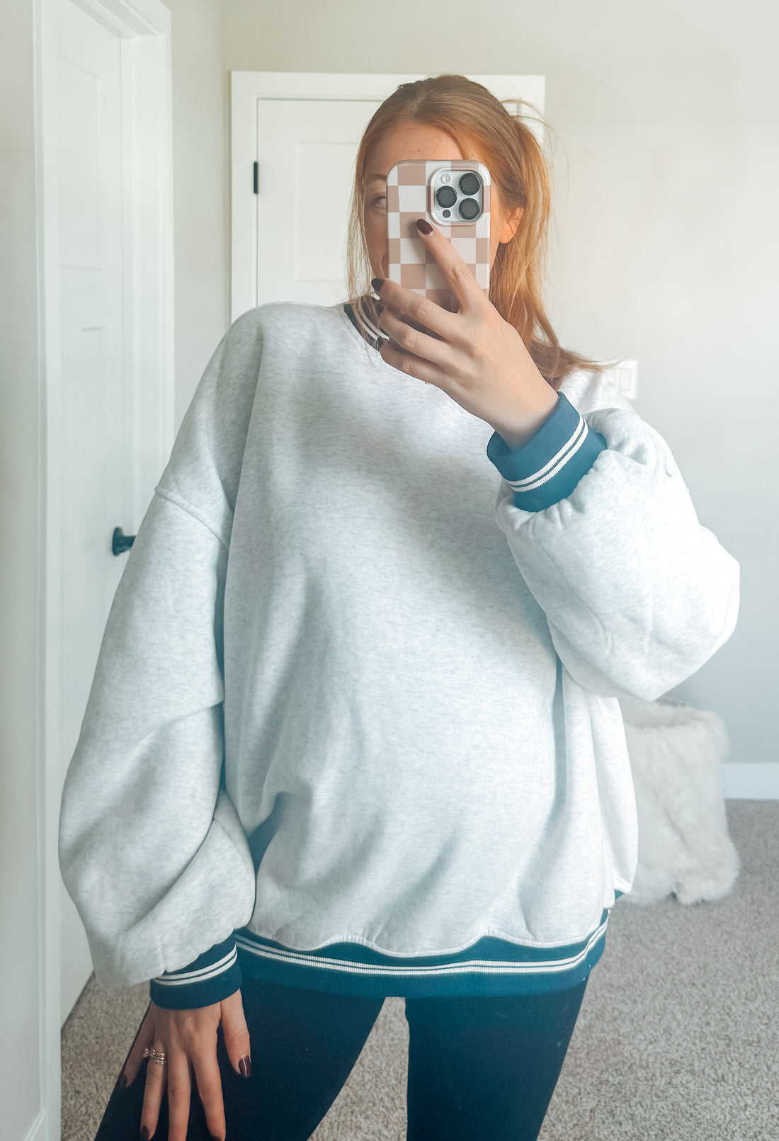 Varsity Striped Crew Neck