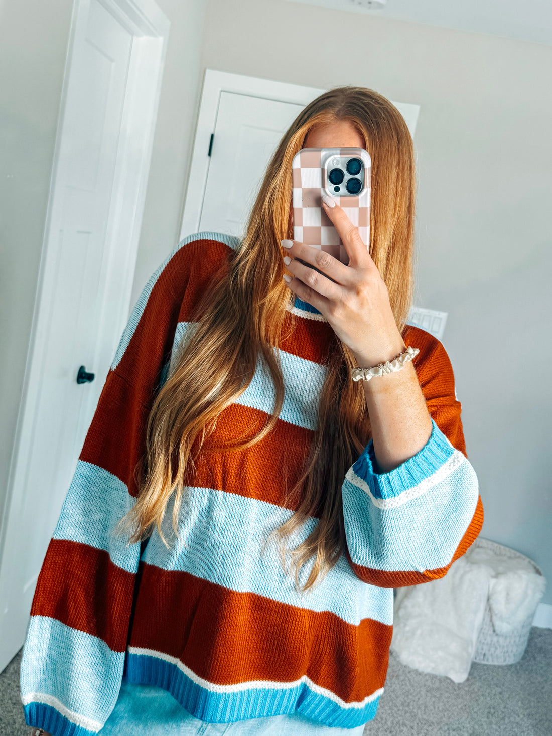 Cocoa Blue Oversized Sweater